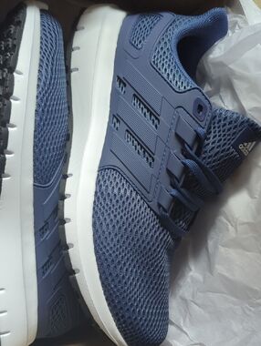 adidas Men's Navy Blue Mesh Athletic Sneakers
